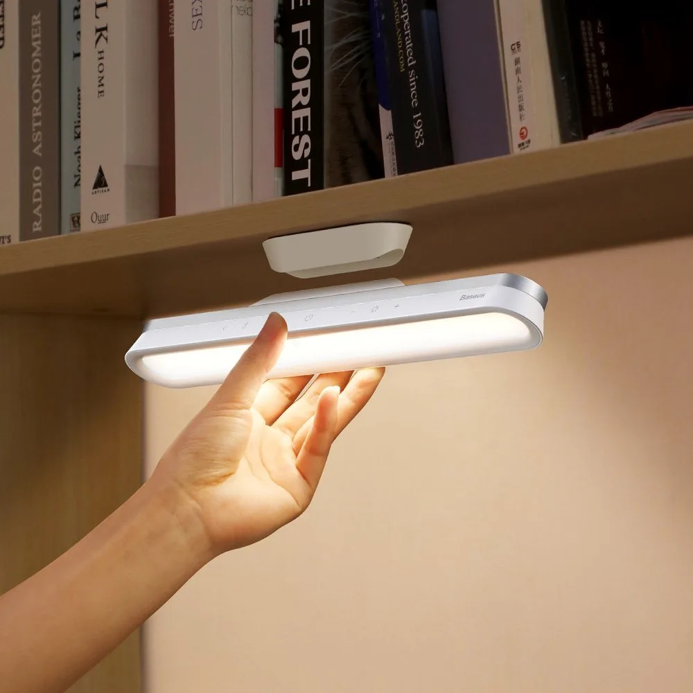 Lumină de veghe magnetică cu LED pentru sub dulapuri, pentru casă, bucătărie sau dormitor, albă 11