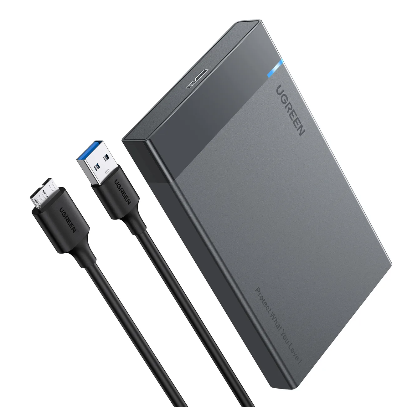 HDD/SSD meghajtóház, 2,5'' SATA, USB 3.2 Gen 1