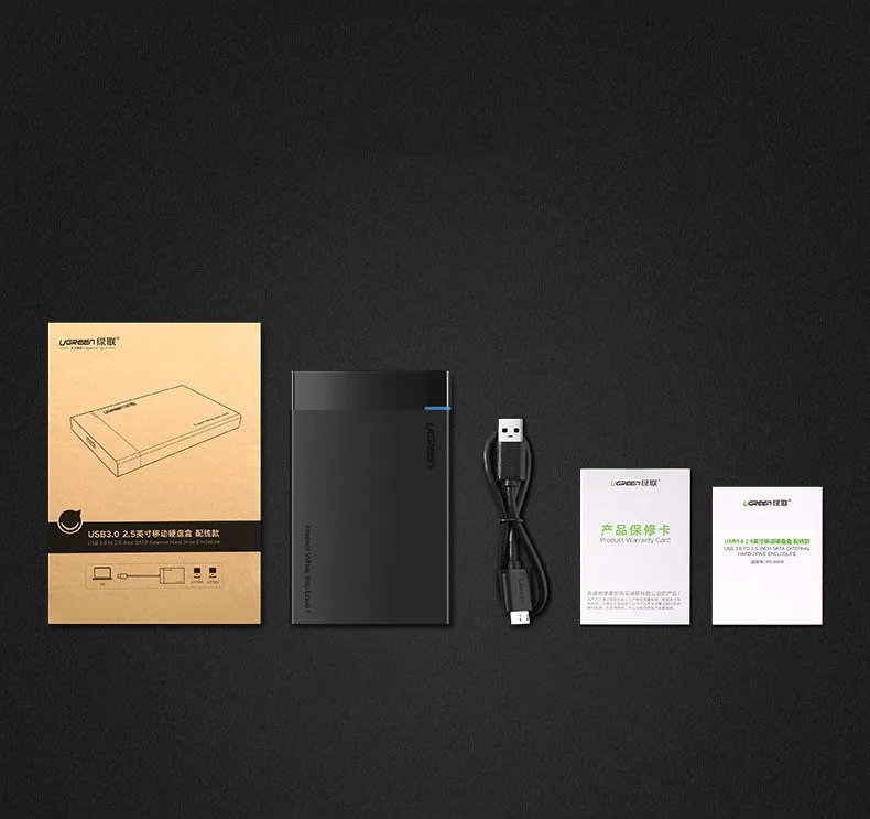 Kieszeń na dysk HDD SSD obudowa dysku SATA 2,5'' USB 3.2 Gen 1 5