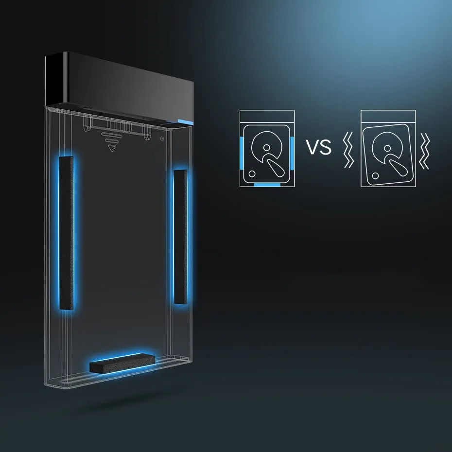 Kieszeń na dysk HDD SSD obudowa dysku SATA 2,5'' USB 3.2 Gen 1 6