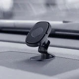 Öntapadó mágneses autós telefon tartó a műszerfalra, fekete 3