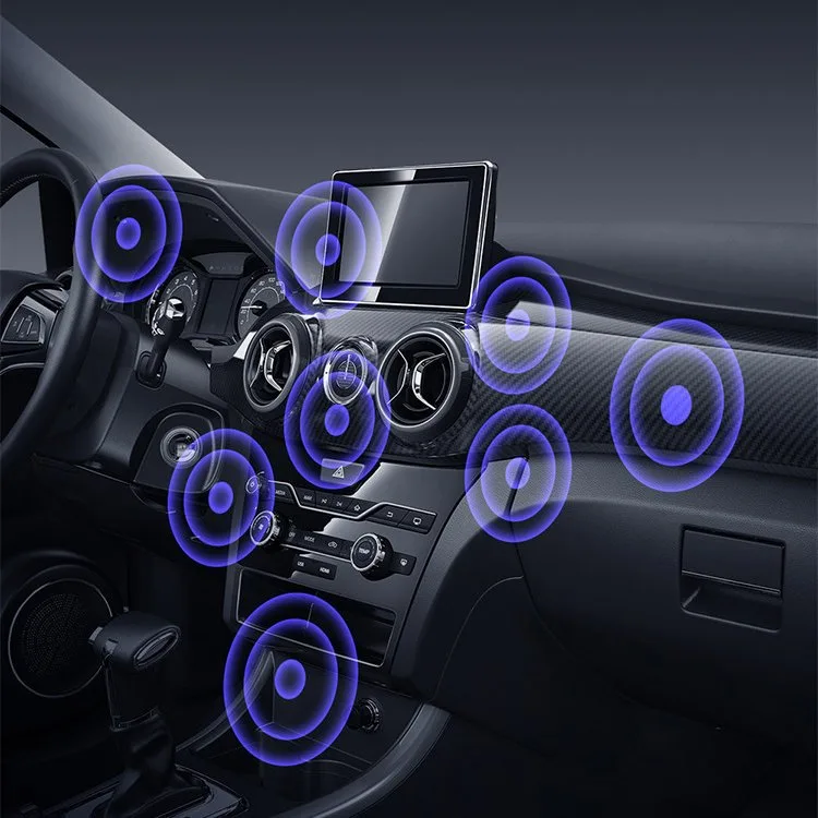 Samoljepljiva magnetska držač za telefon za automobil za instrumentnu ploču, crna 4