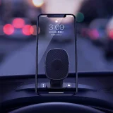Öntapadó mágneses autós telefon tartó a műszerfalra, fekete 7