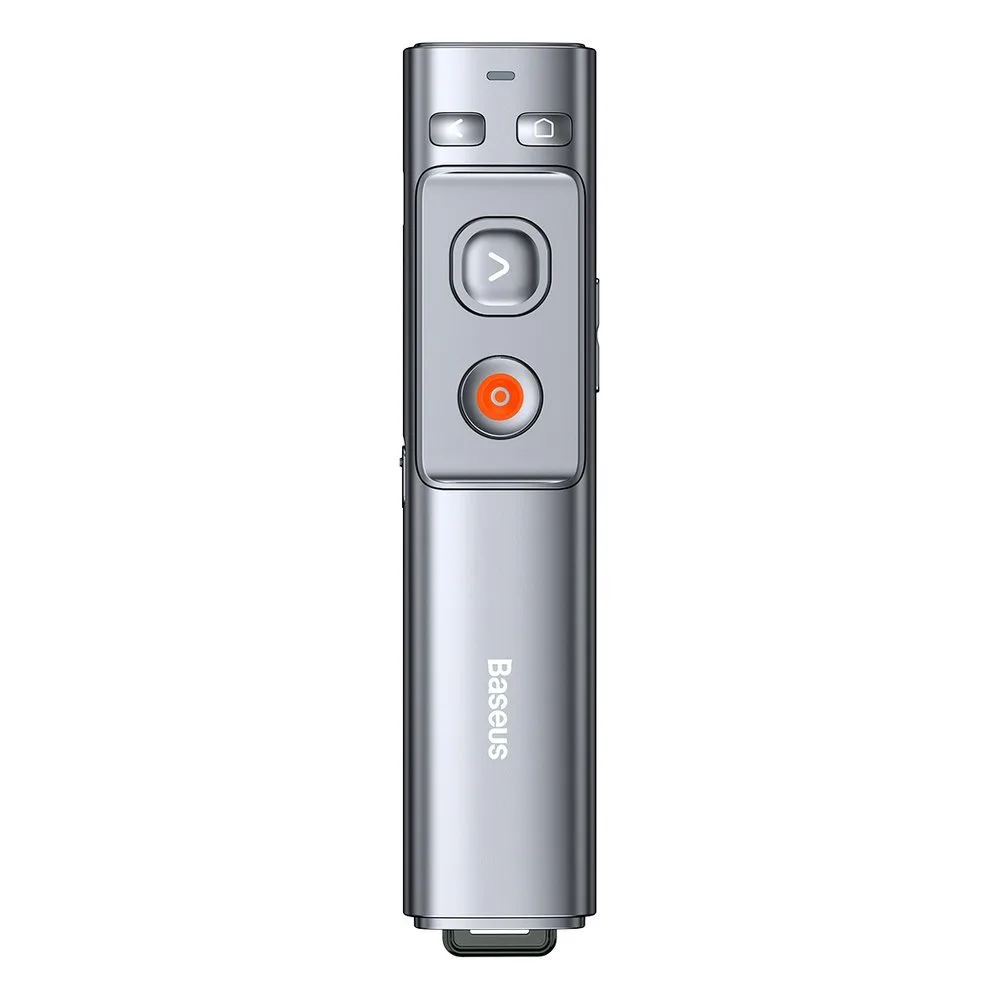 Orange Dot Gray PC Presentation Remote with Built-in Battery 10