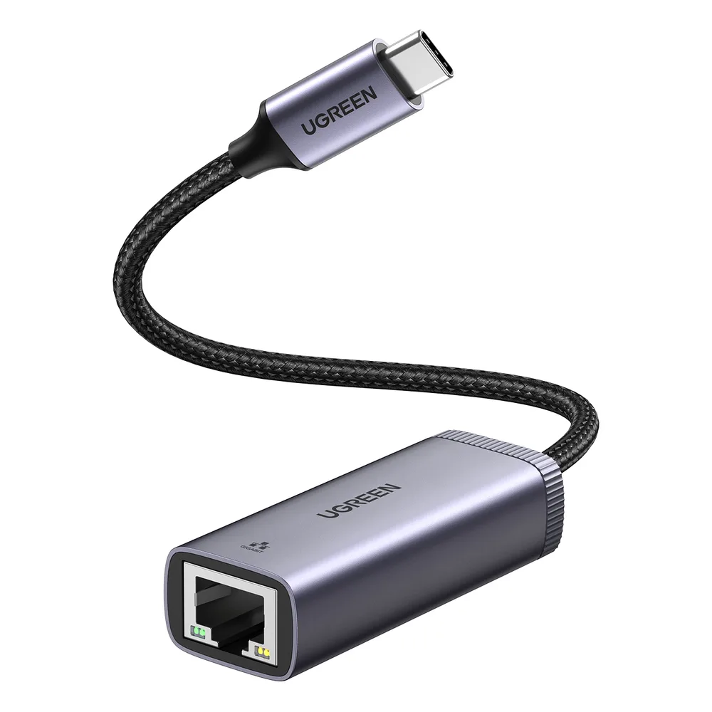Külső USB Type-C – RJ45 1 Gbps hálózati adapter
