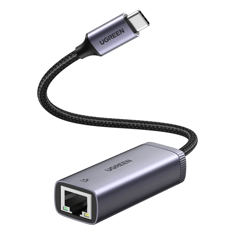Külső USB Type-C – RJ45 1 Gbps hálózati adapter