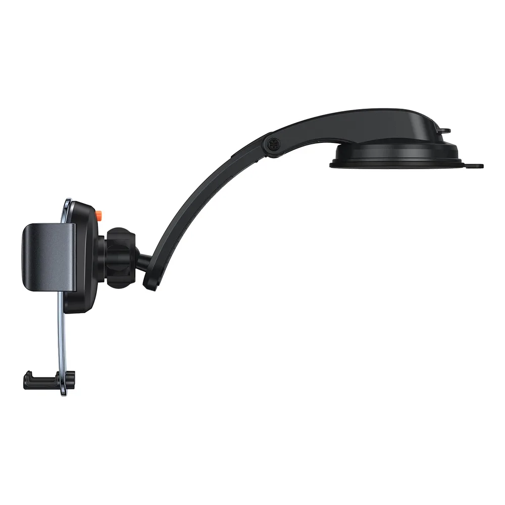 2-in-1 black car phone mount for the dashboard and air vent 7