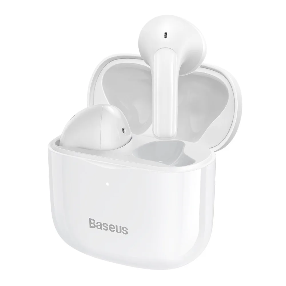 Vezeték nélküli Bluetooth 5.0 TWS fülhallgató, IP64 vízálló, E3 fehér