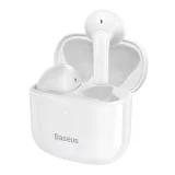 Căști intraauriculare wireless Bluetooth 5.0 TWS, rezistente la apă IP64, E3 Alb