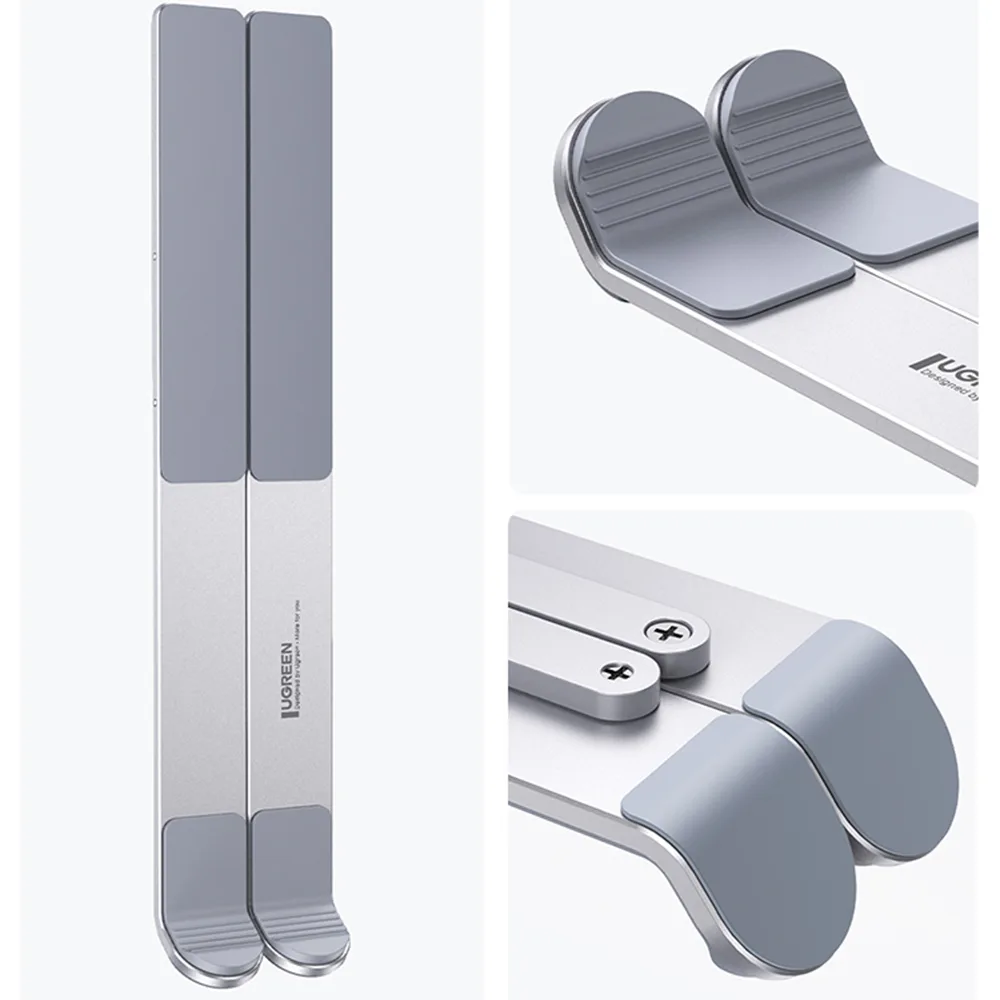 Foldable, adjustable laptop stand, silver 10