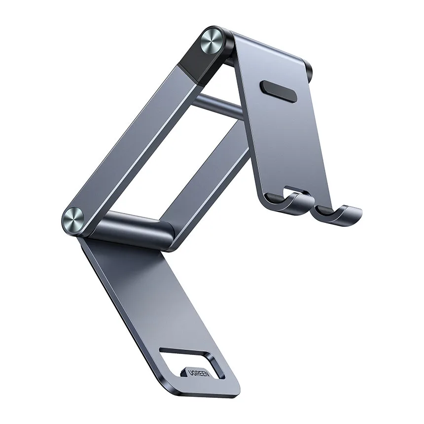 Foldable smartphone stand, phone tripod, gray 10