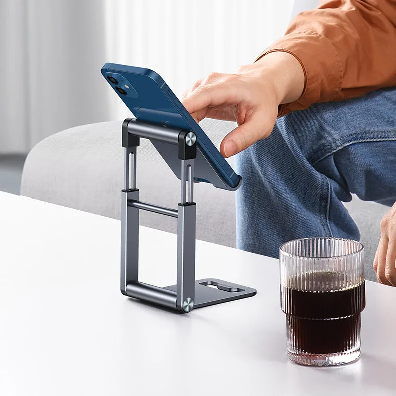 Foldable smartphone stand, phone tripod, gray 7