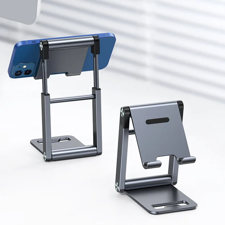 Foldable smartphone stand, phone tripod, gray 9