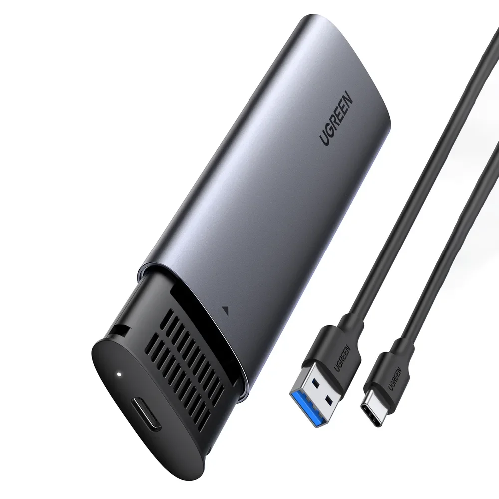 M.2 B-Key SATA 3.0 merevlemez-ház (szürke) + USB Type-C kábel M.2 B-Key SATA 3.0 merevlemez-ház (szürke) + USB Type-C kábel