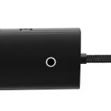 USB-A – 4xUSB-A 3.0 5 Gb/s Lite sorozatú USB-elosztó adapter, fekete 10