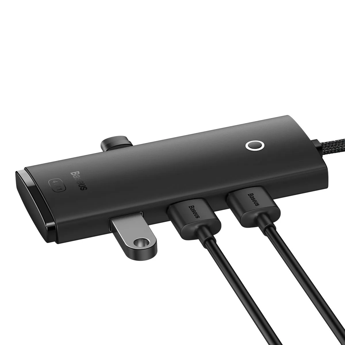 USB-A – 4xUSB-A 3.0 5 Gb/s Lite sorozatú USB-elosztó adapter, fekete 4