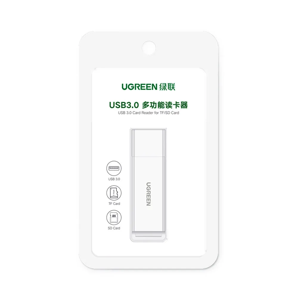 Portable TF/SD Card Reader with USB 3.0, Black 5