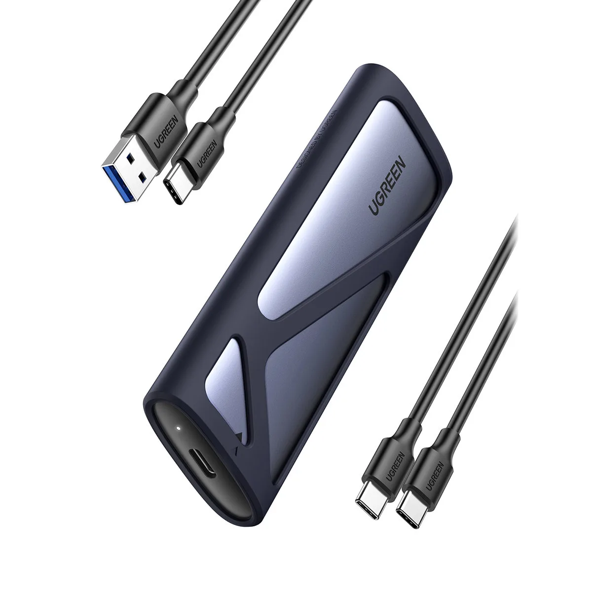 M.2 SSD-tok USB 3.2 Gen 2 SuperSpeed USB 10 Gbps csatlakozóval, szürke