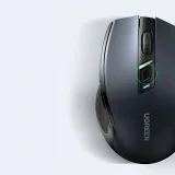 Ergonomski bežični optički USB 2,4 GHz miš 4000 DPI, crni 7
