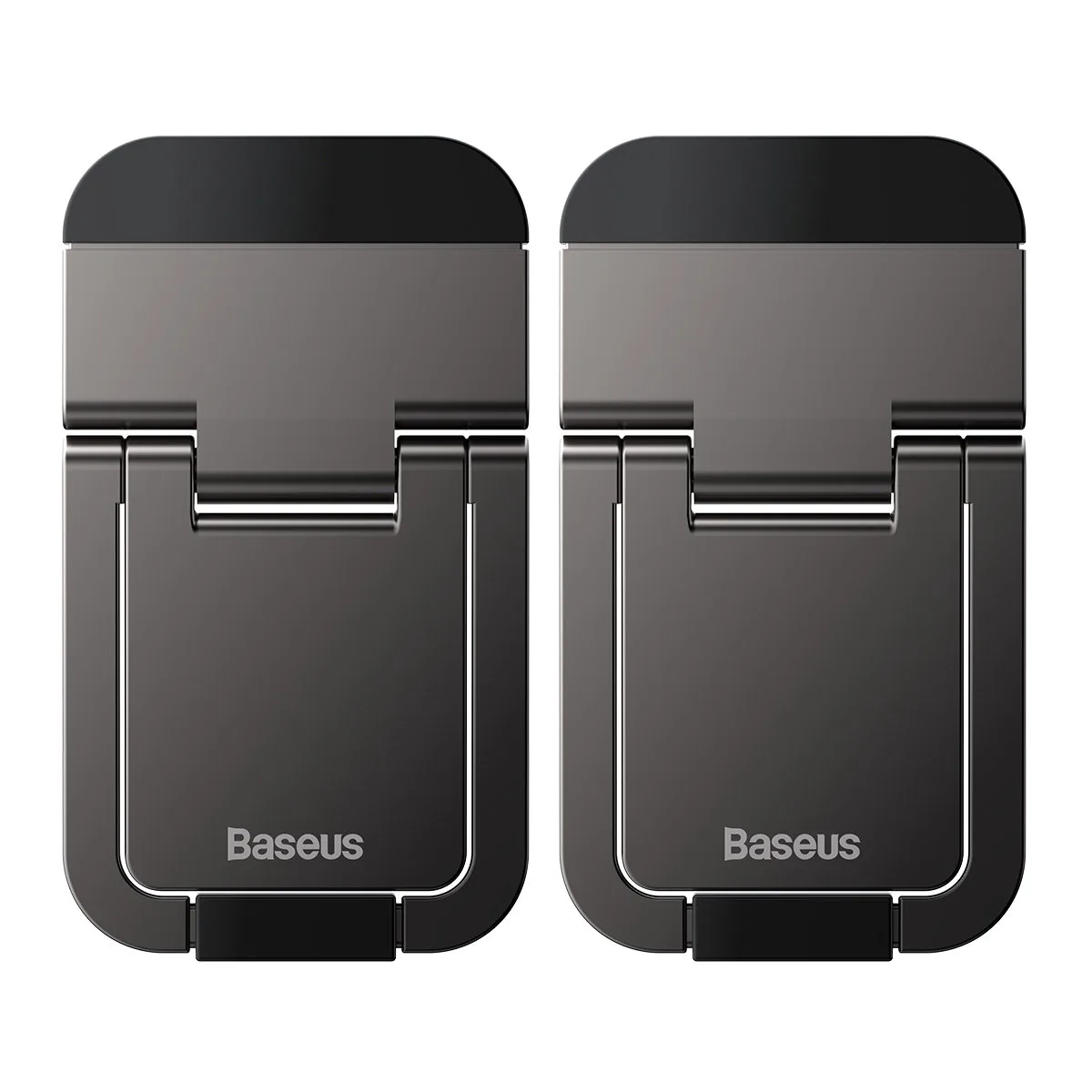 Adhesive, foldable laptop stands, 2-pack, gray 3