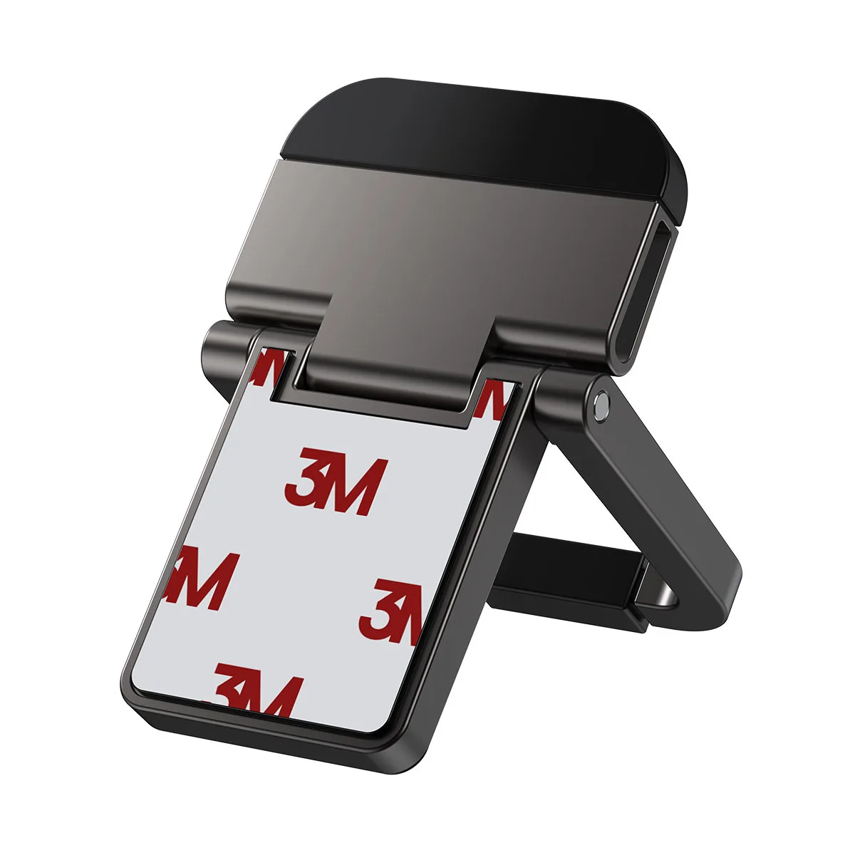 Adhesive, foldable laptop stands, 2-pack, gray 7