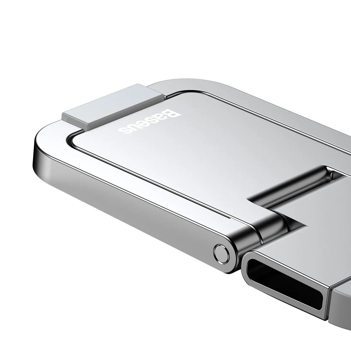 Adhesive, foldable laptop stands, 2 pcs., silver 11