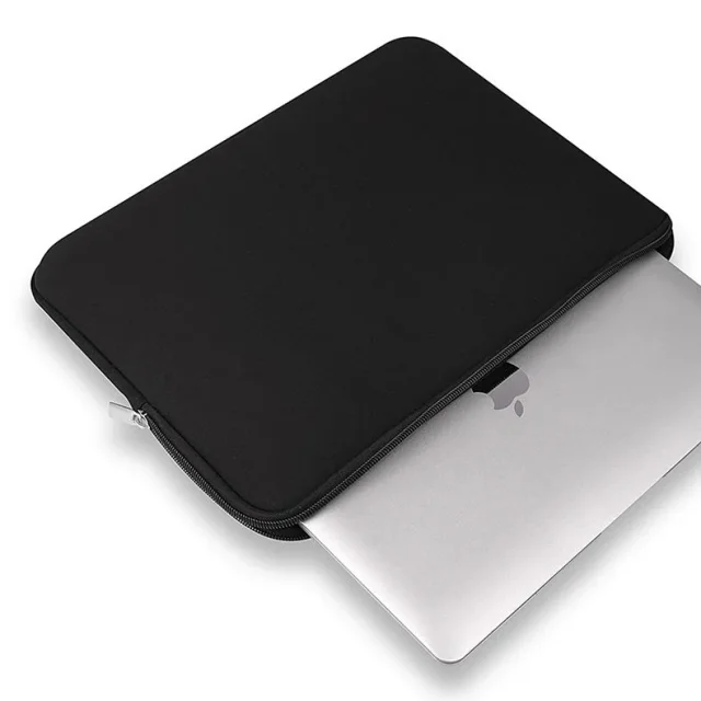 Beleszúró tok 15,6 hüvelykes laptophoz vagy táblagéphez, fekete
