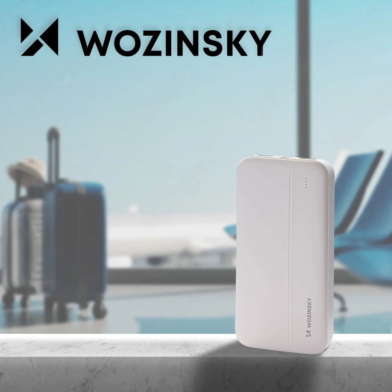 Baterie externă Li-Po 10000mAh 2xUSB Alb 11