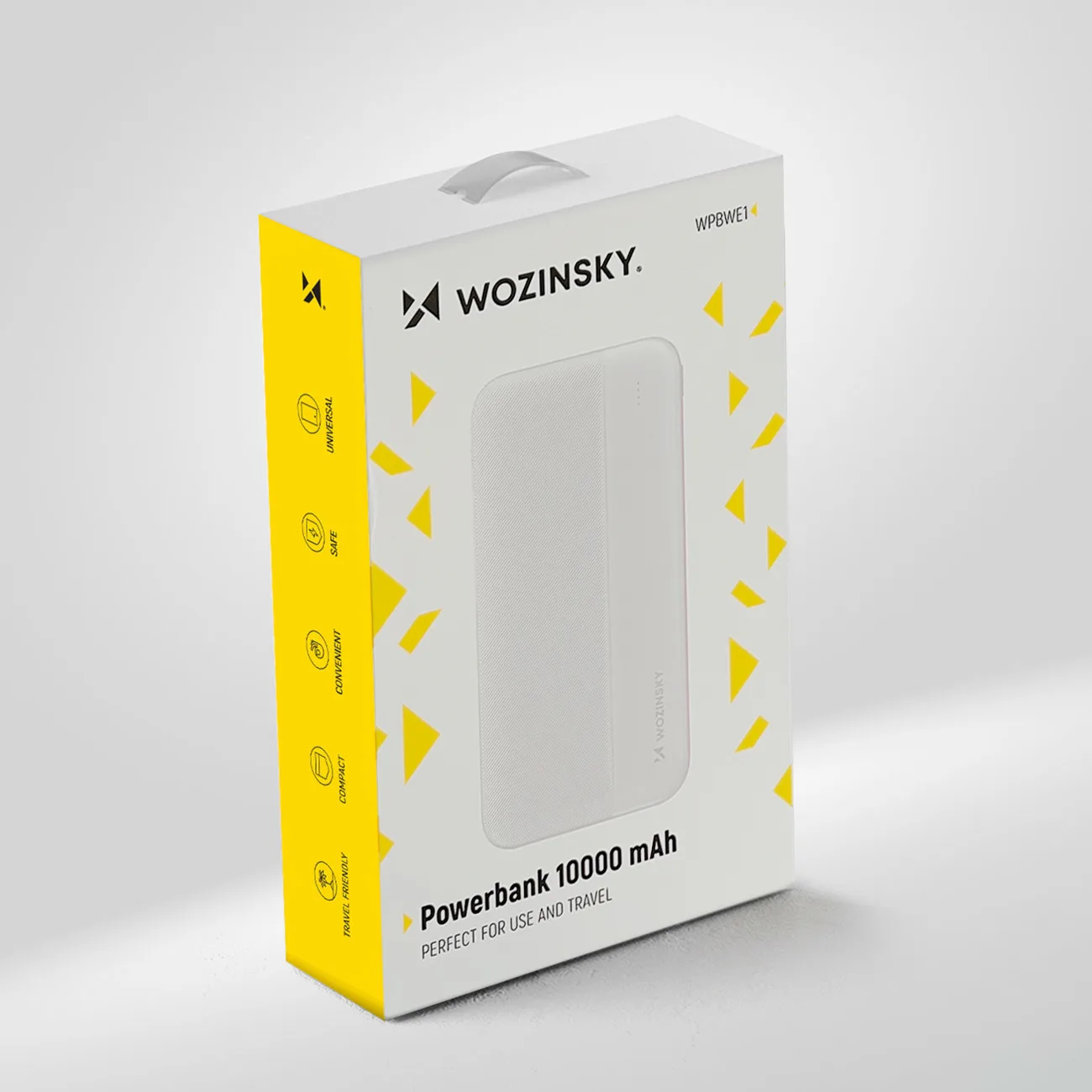 Baterie externă Li-Po 10000mAh 2xUSB Alb 6