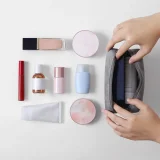 Geantă, husă, organizator, husă multifuncțională pentru accesorii, 19x12x8 cm, gri 4