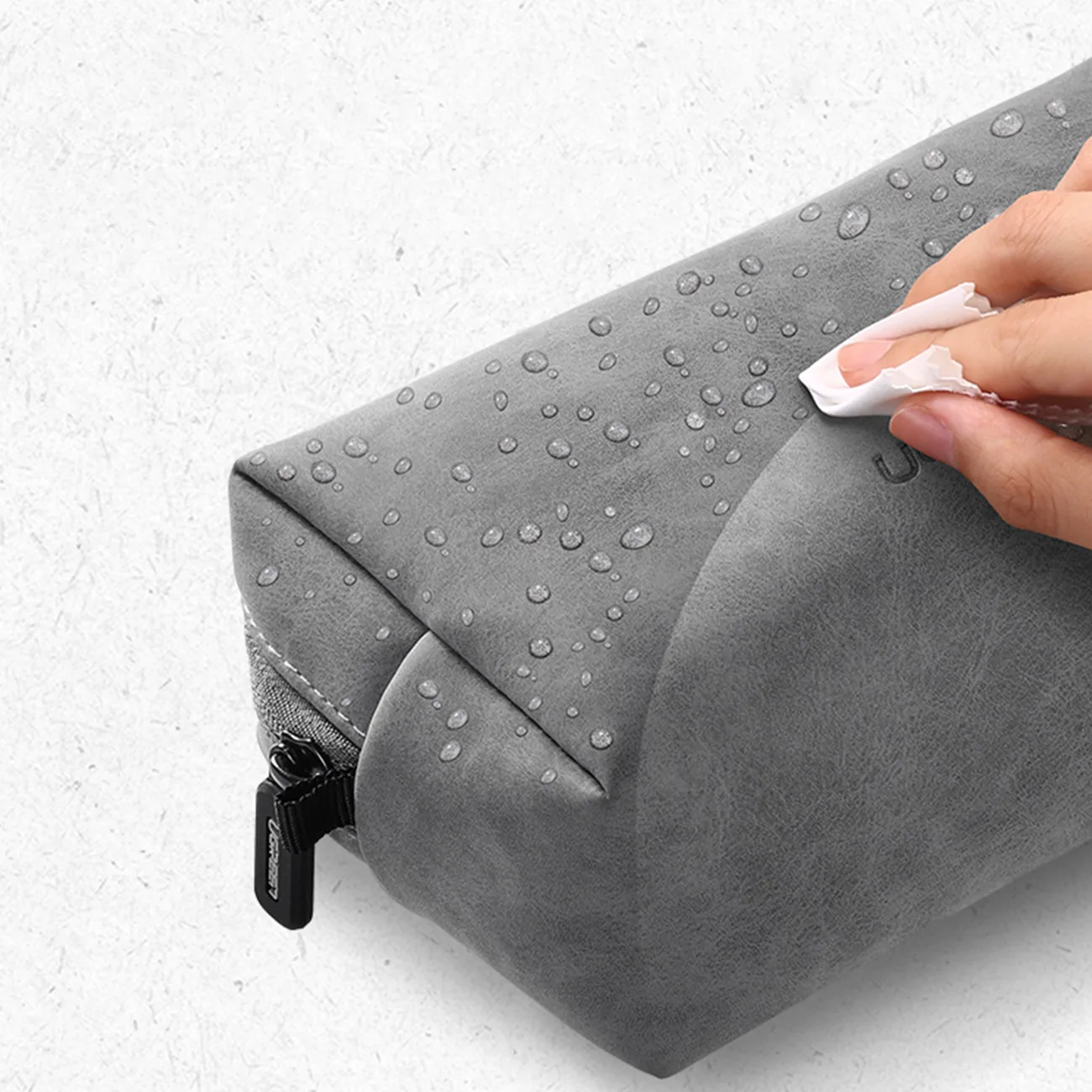 Futrola, navlaka, organizator, višenamjenska torbica za dodatke, 19x12x8 cm, siva 6