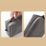Geantă, husă, organizator, husă multifuncțională pentru accesorii, 19x12x8 cm, gri 7