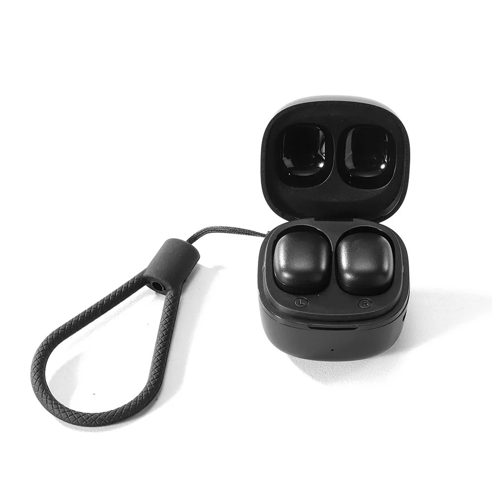 TWS IP54 wireless in-ear headphones, black 4