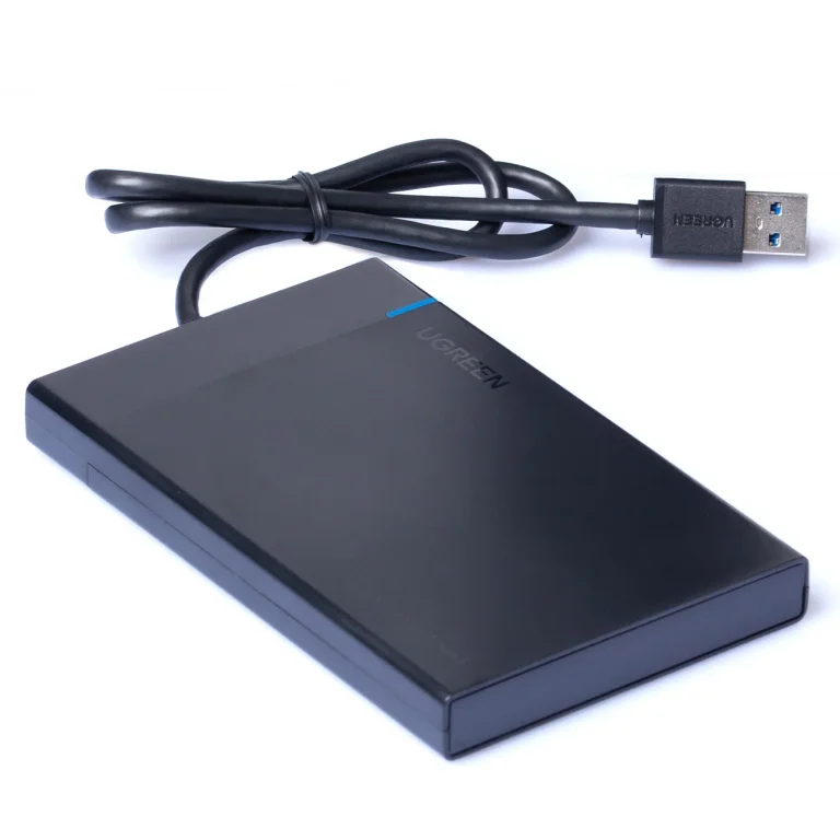 SATA 2,5'' 5 TB-os USB 3.0 merevlemez-ház, fekete