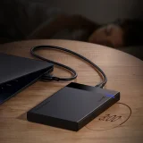 2,5-Zoll-SATA-Festplattengehäuse mit 6 TB und USB-C 3.0, schwarz 4
