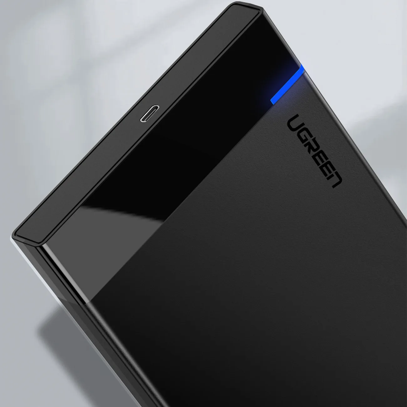 2,5 hüvelykes, 6 TB-os SATA merevlemez-ház USB-C 3.0 csatlakozóval, fekete 9