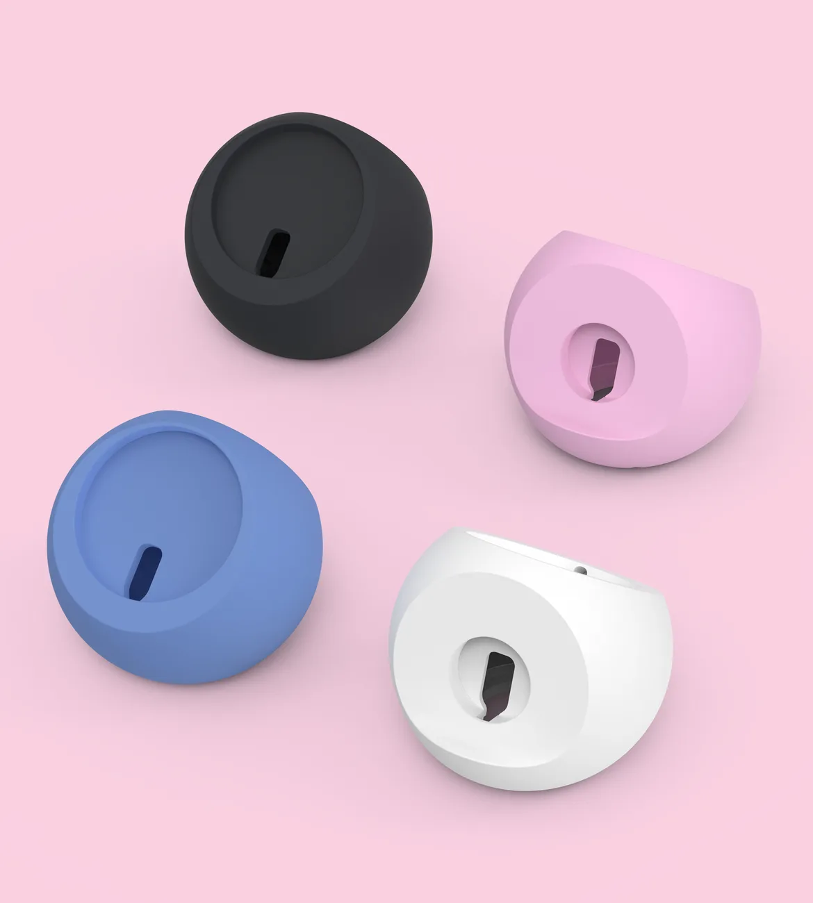 Induction charger stand, MagSafe phone stand, pink 4