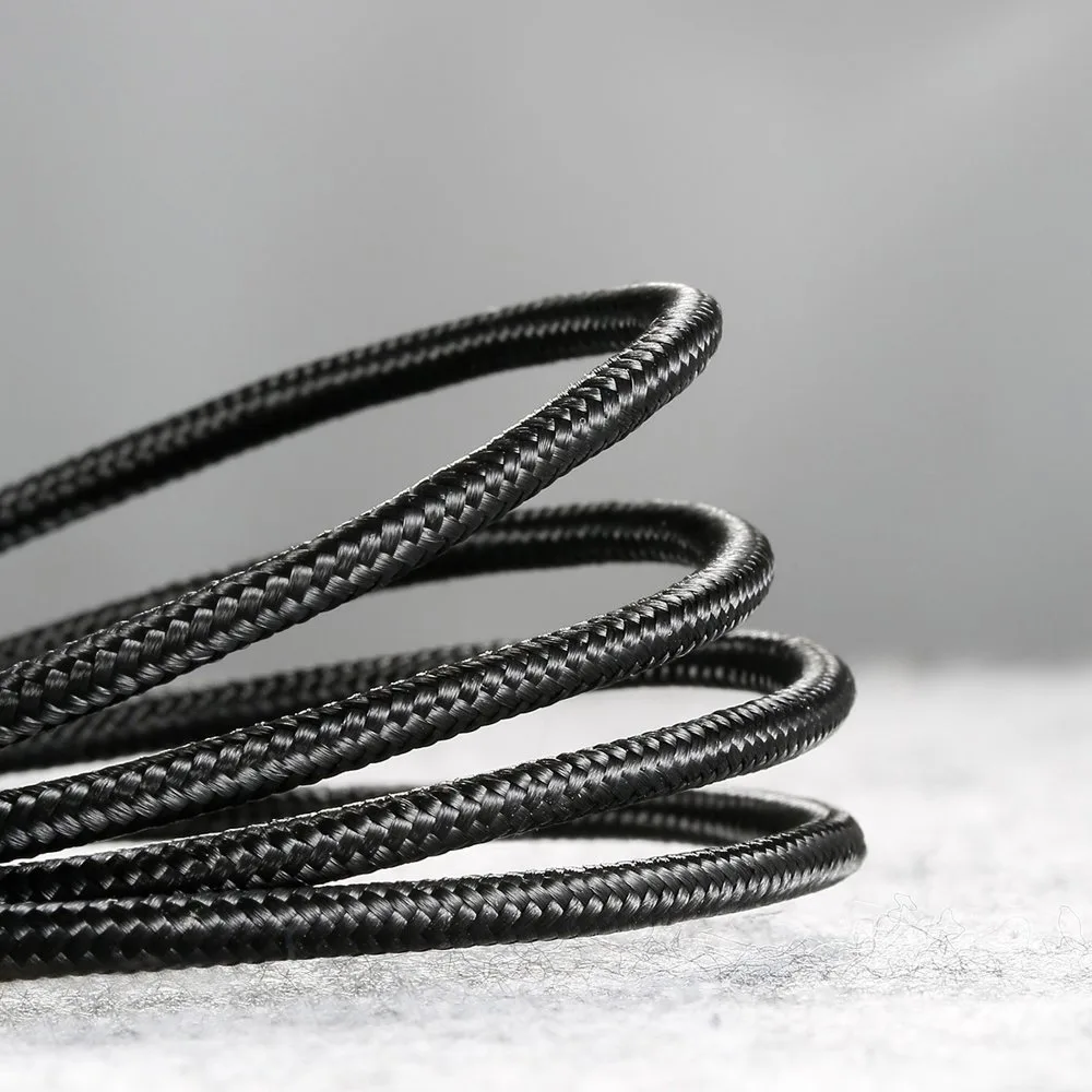 Tartós, rugalmas USB–microUSB kábel, 1,5 A, 2 m, fekete és piros 2