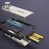 BA01 Bluetooth 5.0 audio prijímač, AUX konektorový audio adaptér, čierny 10