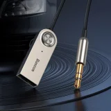 BA01 Bluetooth 5.0 audio prijímač, AUX konektorový audio adaptér, čierny 9