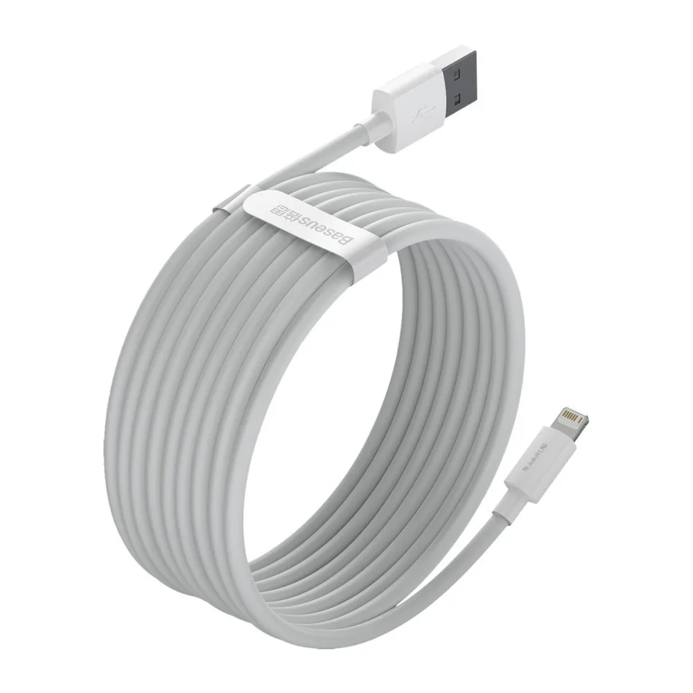 2x kabel USB Iphone Lightning szybkie ładowanie Power Delivery 1.5 m biały 7