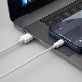2x USB-C – iPhone Lightning kábel, gyors töltés, Power Delivery, 1,5 m, fehér 9
