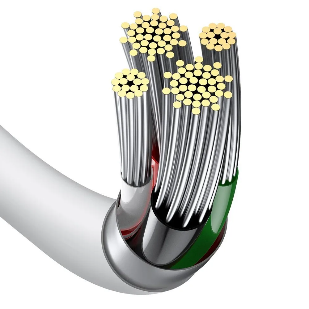 Superior kabel przewód USB Iphone Lightning 2.4A 1m Biały 7