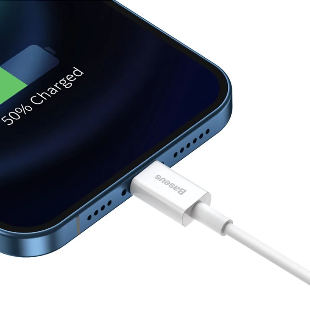 Superior kabel przewód USB Iphone Lightning 2.4A 1m Biały 8