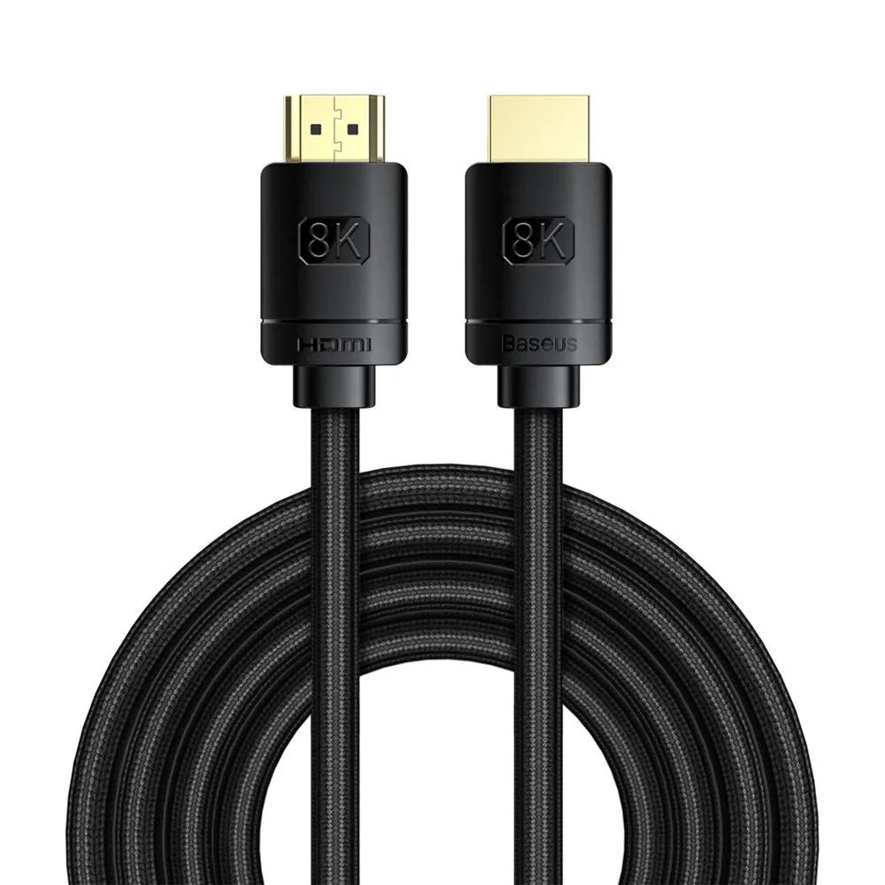 HDMI 2.1 8K 60 Hz eARC QMS Dynamic HDR VRR ALLM kábel, 3 m, fekete