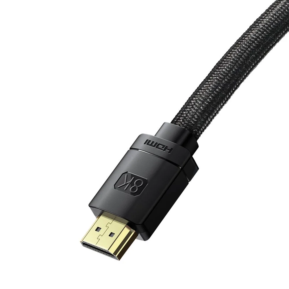 Kabel HDMI 2.1 8K 60 Hz eARC QMS Dynamic HDR VRR ALLM 3m czarny 4