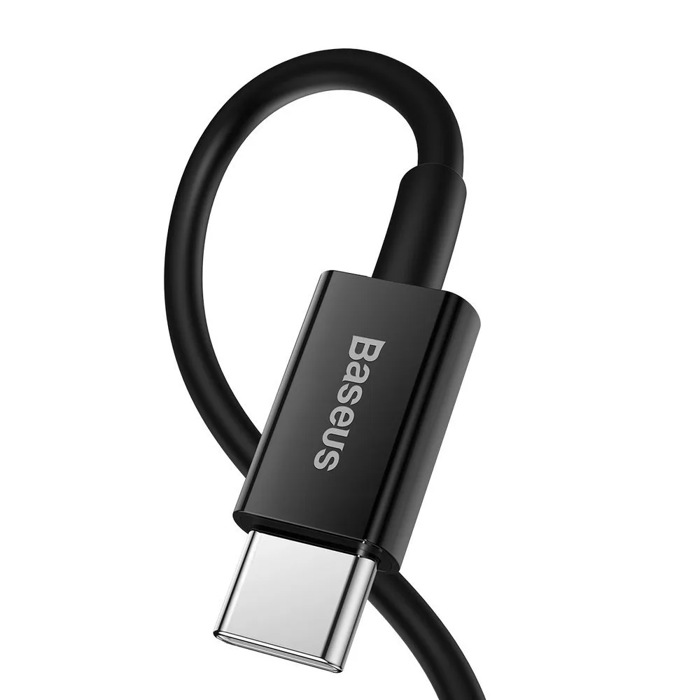 Superior USB-C to iPhone Lightning cable for fast charging, 20W, 1m, black 3