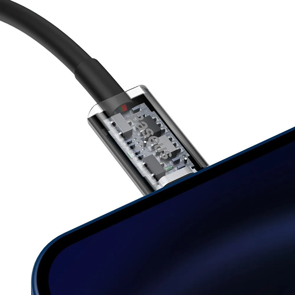 Superior USB-C to iPhone Lightning cable for fast charging, 20W, 1m, black 8