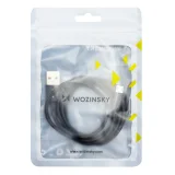 Mocny kabel przewód w oplocie USB microUSB 2.4A 1m czarny 5
