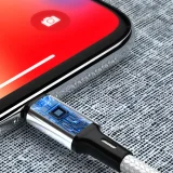 Mocny kabel przewód w oplocie USB microUSB 2.4A 1m czarny 6